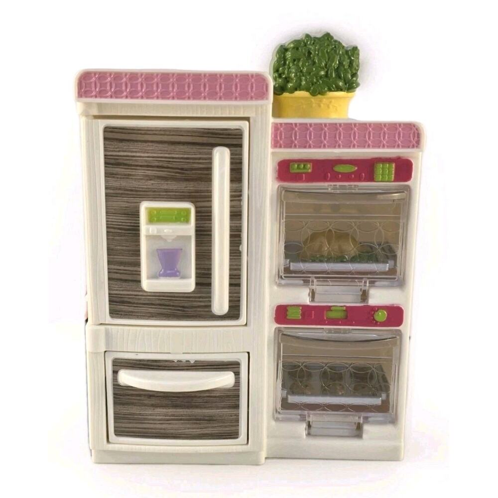 Fisher Price Loving Family Dollhouse Kitchen Set 2014 Frigerator And Double Oven